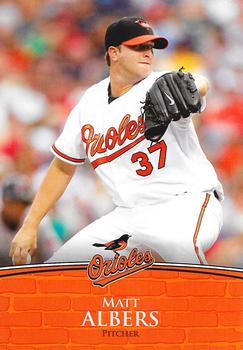 2010 Baltimore Orioles Photocards #NNO Matt Albers Front