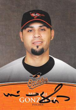 2010 Baltimore Orioles Photocards #NNO Michael Gonzalez Front