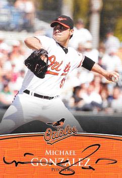 2010 Baltimore Orioles Photocards #NNO Michael Gonzalez Front
