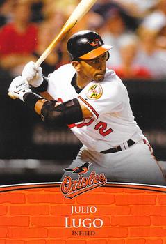 2010 Baltimore Orioles Photocards #NNO Julio Lugo Front