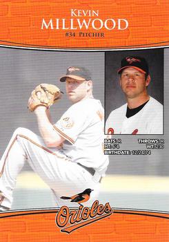 2010 Baltimore Orioles Photocards #NNO Kevin Millwood Back