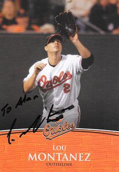 2010 Baltimore Orioles Photocards #NNO Lou Montanez Front