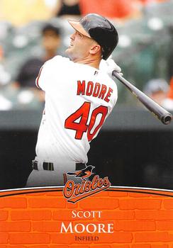 2010 Baltimore Orioles Photocards #NNO Scott Moore Front