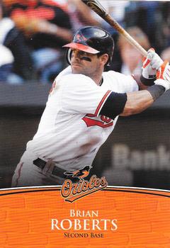 2010 Baltimore Orioles Photocards #NNO Brian Roberts Front