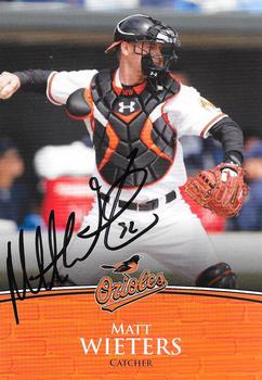 2010 Baltimore Orioles Photocards #NNO Matt Wieters Front