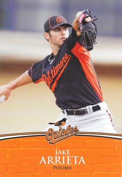 2011 Baltimore Orioles Photocards #NNO Jake Arrieta Front