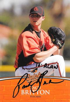 2011 Baltimore Orioles Photocards #NNO Zach Britton Front
