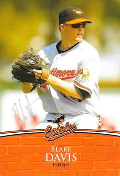 2011 Baltimore Orioles Photocards #NNO Blake Davis Front