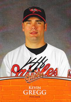 2011 Baltimore Orioles Photocards #NNO Kevin Gregg Front