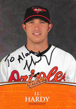 2011 Baltimore Orioles Photocards #NNO J.J. Hardy Front