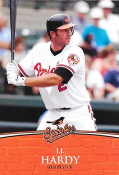 2011 Baltimore Orioles Photocards #NNO J.J. Hardy Front