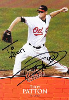 2011 Baltimore Orioles Photocards #NNO Troy Patton Front