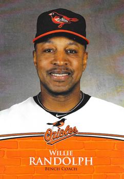 2011 Baltimore Orioles Photocards #NNO Willie Randolph Front