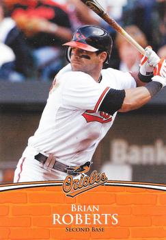 2011 Baltimore Orioles Photocards #NNO Brian Roberts Front