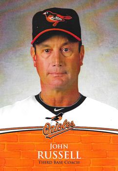2011 Baltimore Orioles Photocards #NNO John Russell Front