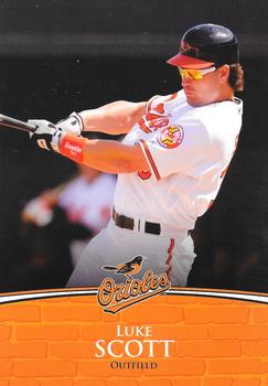 2011 Baltimore Orioles Photocards #NNO Luke Scott Front