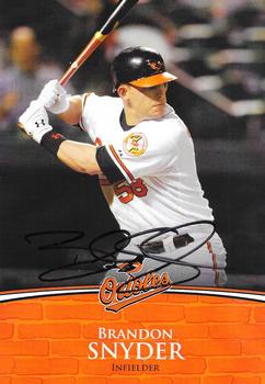 2011 Baltimore Orioles Photocards #NNO Brandon Snyder Front