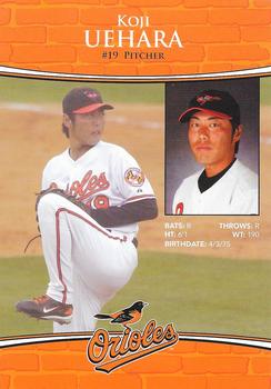 2011 Baltimore Orioles Photocards #NNO Koji Uehara Back