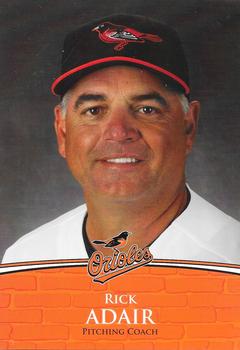 2012 Baltimore Orioles Photocards #NNO Rick Adair Front