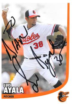 2012 Baltimore Orioles Photocards #NNO Luis Ayala Front