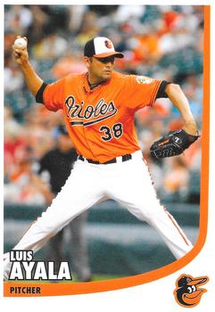 2012 Baltimore Orioles Photocards #NNO Luis Ayala Front