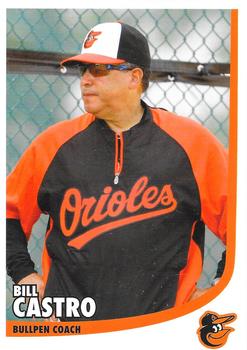 2012 Baltimore Orioles Photocards #NNO Bill Castro Front