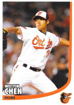 2012 Baltimore Orioles Photocards #NNO Wei-Yin Chen Front