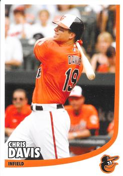 2012 Baltimore Orioles Photocards #NNO Chris Davis Front