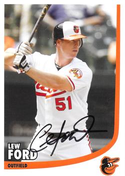 2012 Baltimore Orioles Photocards #NNO Lew Ford Front