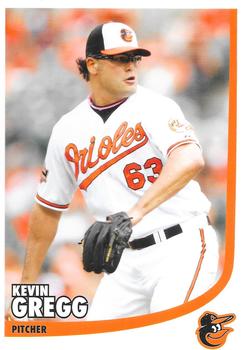 2012 Baltimore Orioles Photocards #NNO Kevin Gregg Front