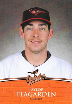 2012 Baltimore Orioles Photocards #NNO Taylor Teagarden Front