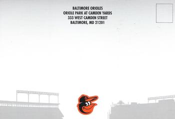 2012 Baltimore Orioles Photocards #NNO Oriole Park at Camden Yards Back