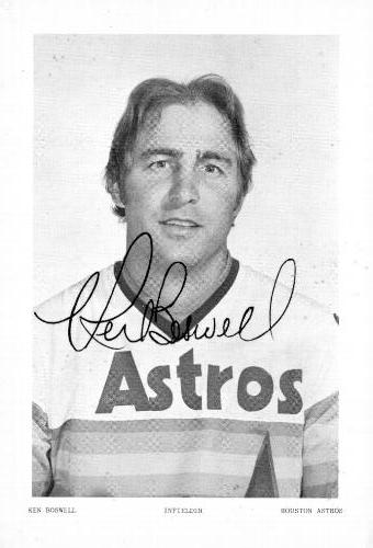 1975 Houston Astros Photocards #NNO Ken Boswell Front