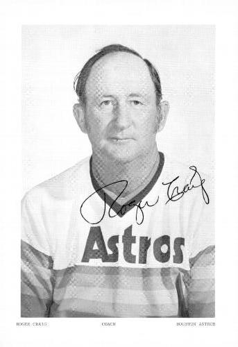 1975 Houston Astros Photocards #NNO Roger Craig Front
