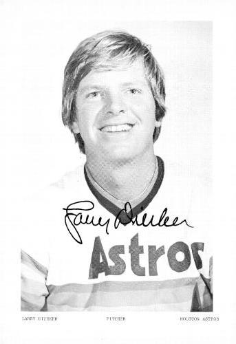 1975 Houston Astros Photocards #NNO Larry Dierker Front