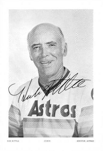 1975 Houston Astros Photocards #NNO Hub Kittle Front