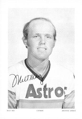 1975 Houston Astros Photocards #NNO Milt May Front