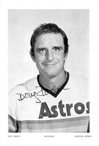 1975 Houston Astros Photocards #NNO Doug Rader Front
