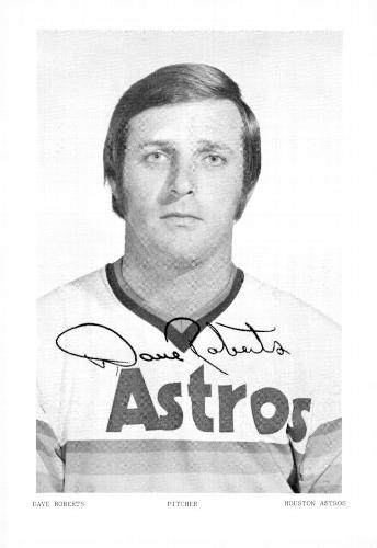 1975 Houston Astros Photocards #NNO Dave Roberts Front