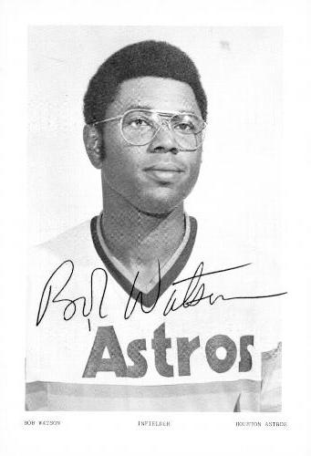 1975 Houston Astros Photocards #NNO Bob Watson Front