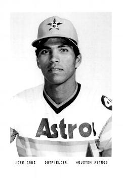 1975 Houston Astros Photos #NNO Jose Cruz Front