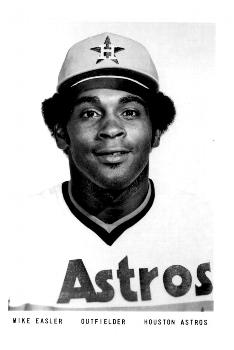 1975 Houston Astros Photos #NNO Mike Easler Front