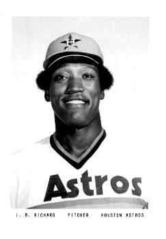 1975 Houston Astros Photos #NNO J.R. Richard Front