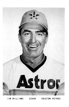 1975 Houston Astros Photos #NNO Jim Williams Front