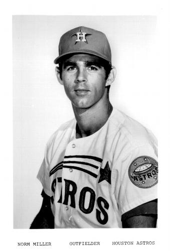 1971 Houston Astros Photos #NNO Norm Miller Front