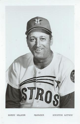 1971 Houston Astros Photos #NNO Harry Walker Front