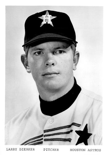 1969 Houston Astros 5x7 Photos #NNO Larry Dierker Front