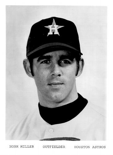 1969 Houston Astros 5x7 Photos #NNO Norm Miller Front
