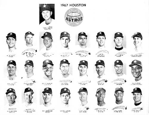 1967 Houston Astros Team Photo #NNO Houston Astros Front