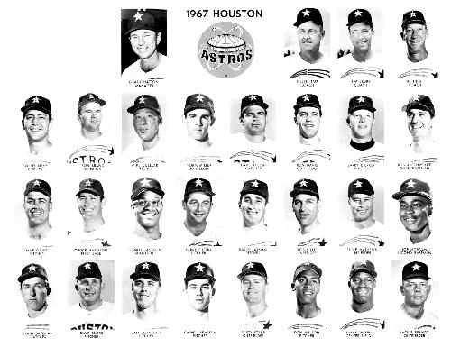 1967 Houston Astros Team Photo Update #NNO Houston Astros Front